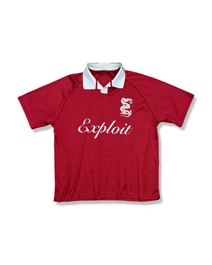 Red Mint Stamp Polo