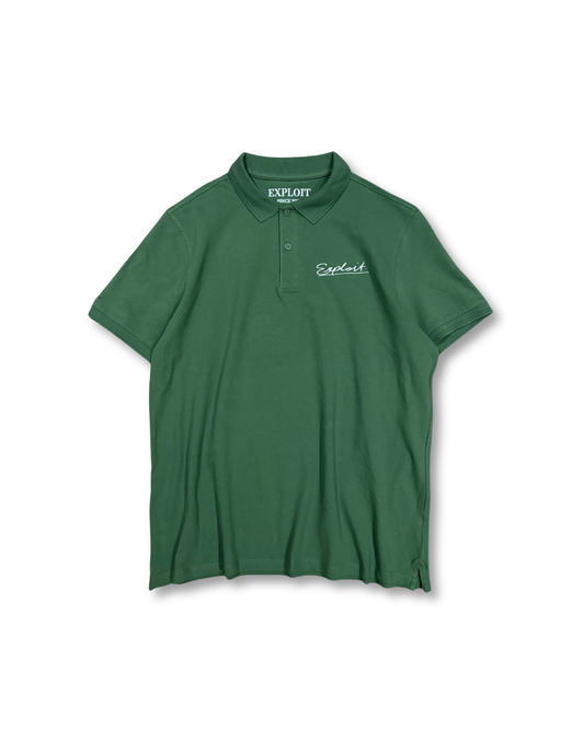 Green Graphic Polo