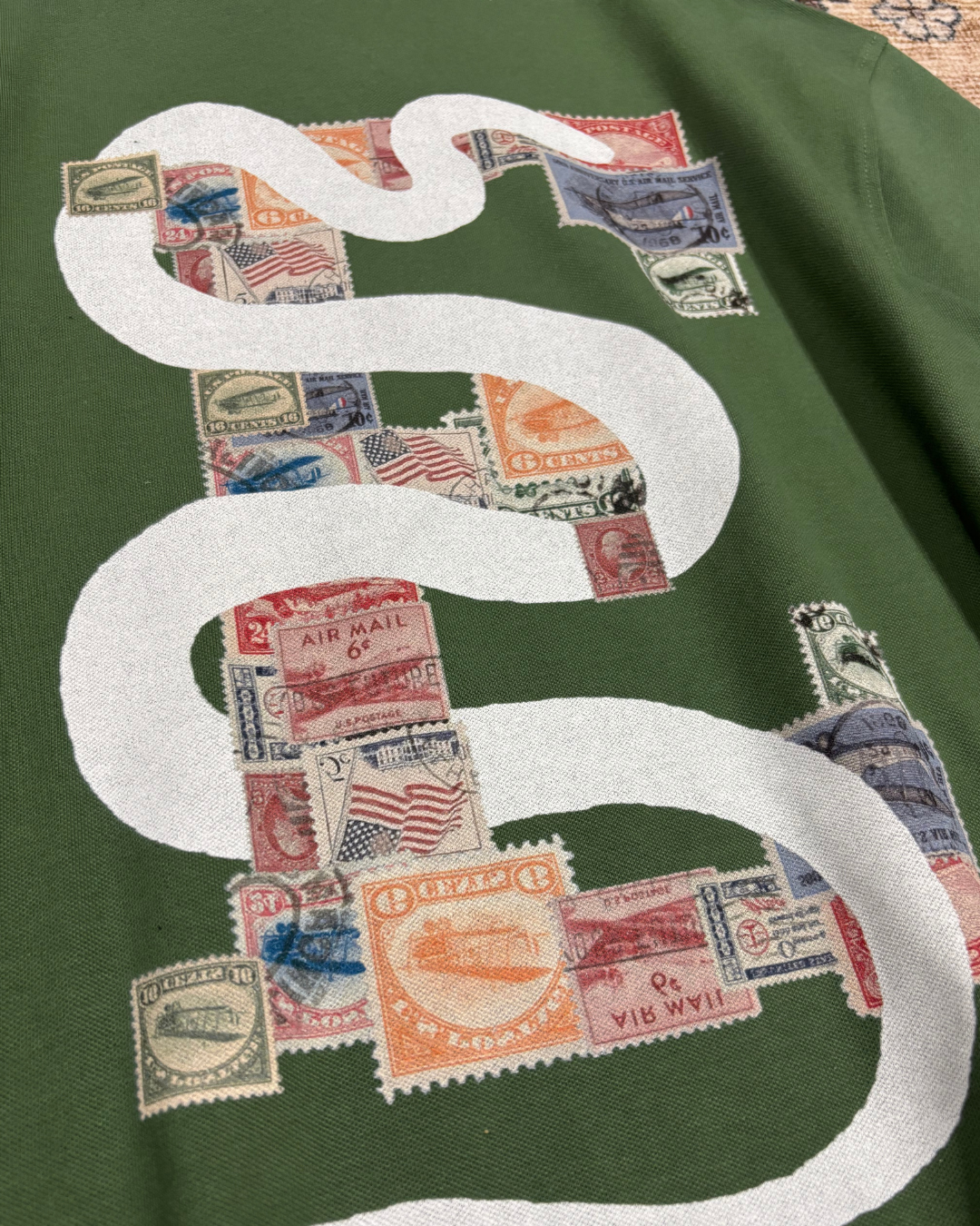 Green Graphic Polo